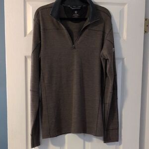 Kuhl Men's Quarter-Zip Pullover in Olive Brown